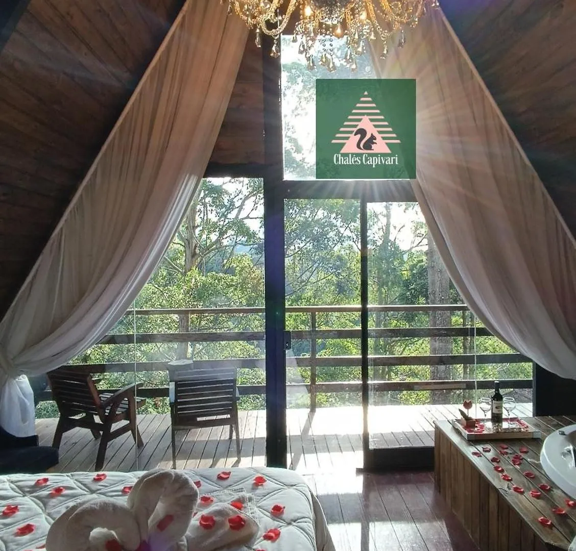 Campismo de Luxo Chale Capivari Esmeralda Campos do Jordão Brasil